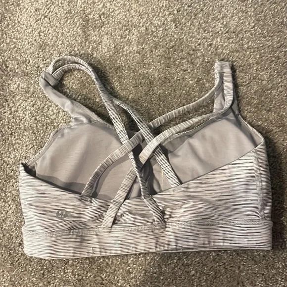 Grey Wash LULULEMON Sports Bra - Picture 2 of 3